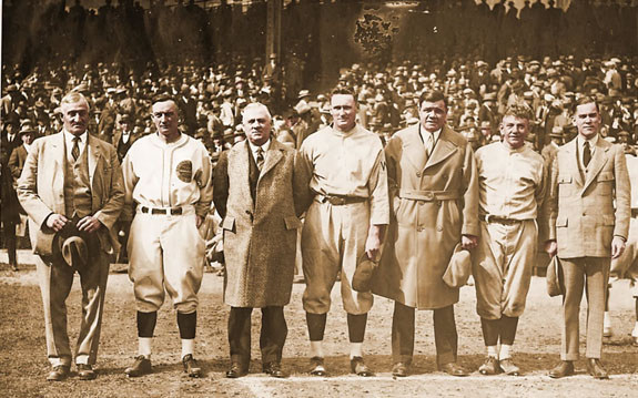 Dignitaries at 1925 World Series